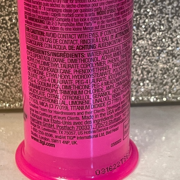 5 for $25 item 🌺 Mini Travel Tigi Bedhead After Party Super Smoothing Cream - Picture 3 of 4